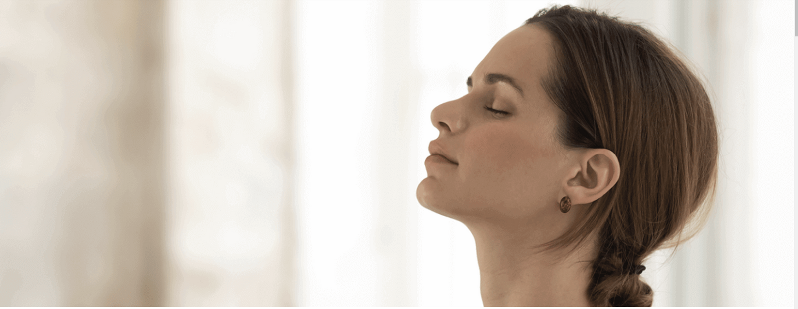 Smiling person representing wellness